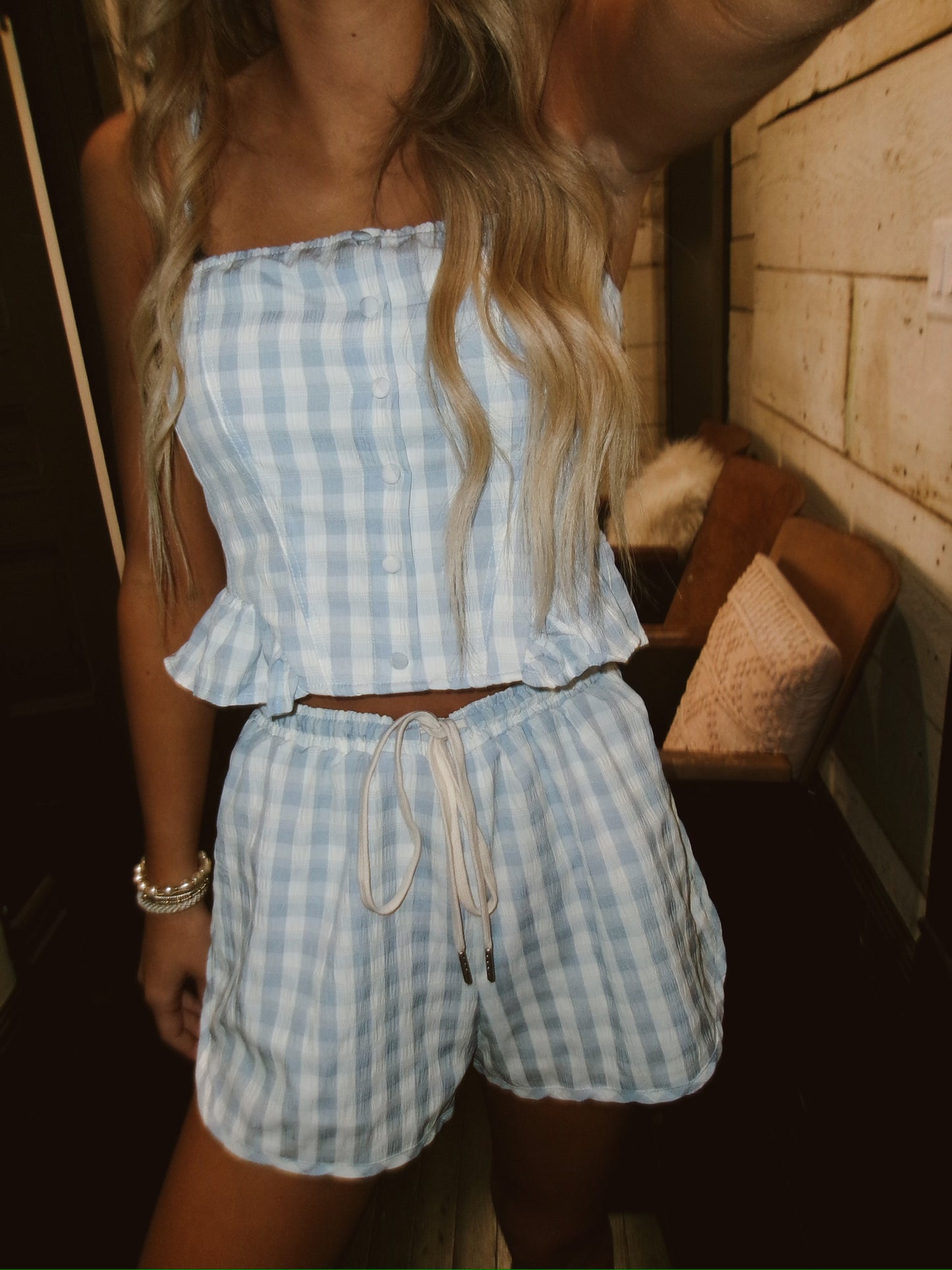 Starlet Gingham Set