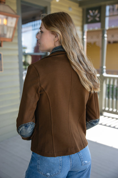 Mix It Up Fall Brown Jacket