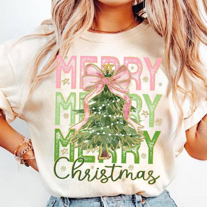 Glitter Christmas Tree Tee