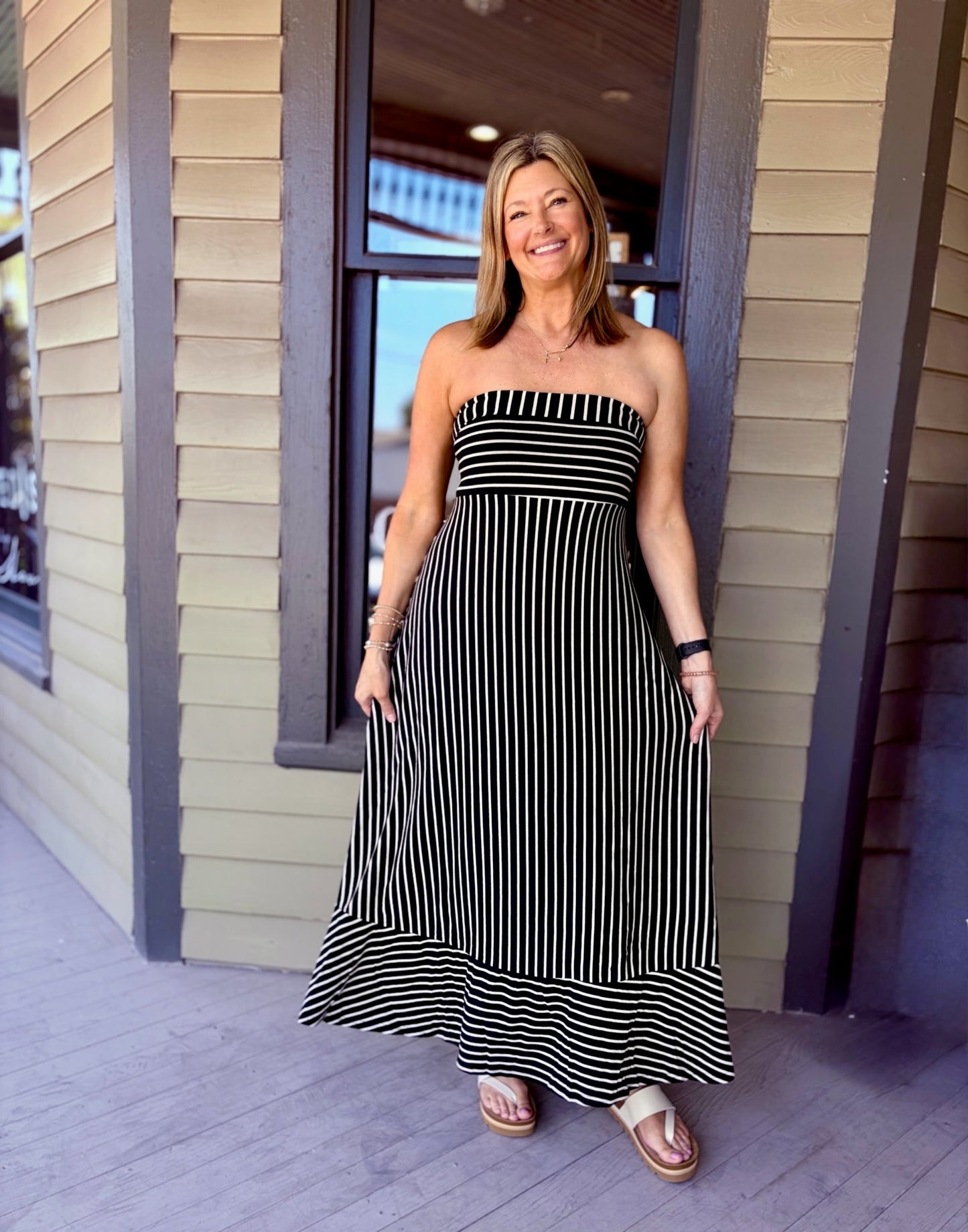 Mix Stripe Maxi