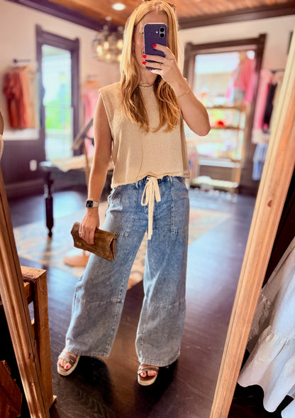 Cait Drawstring Jeans