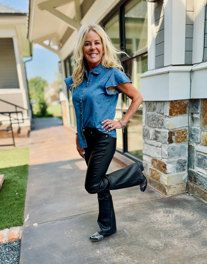 Never Fauxget Me Black Flares