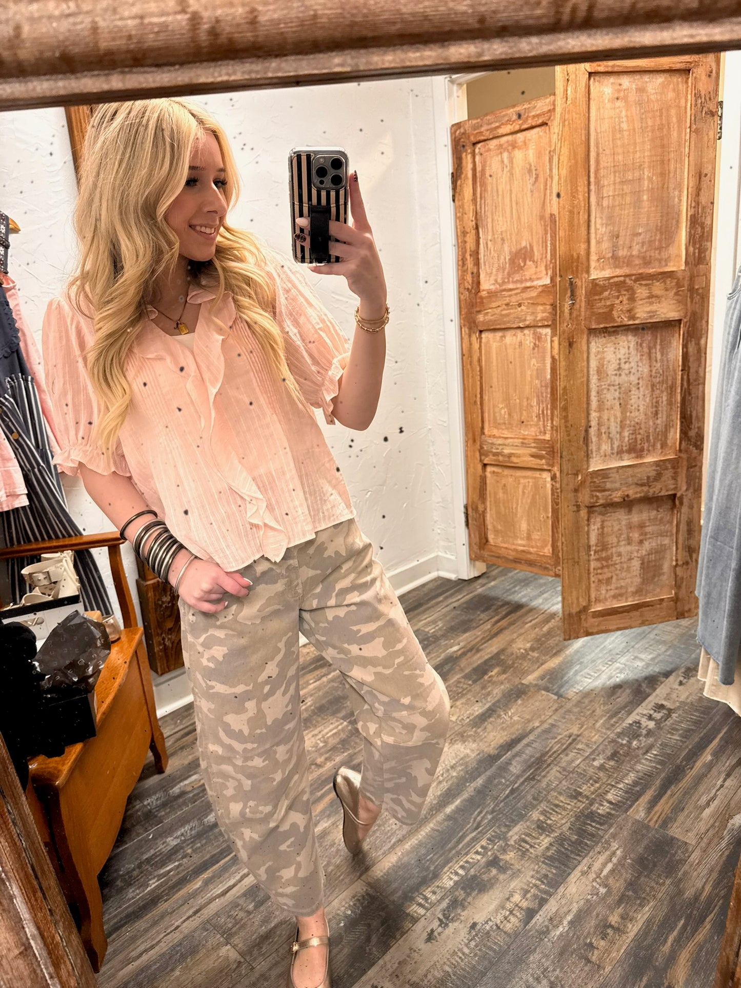 Can't See Me Barrel Jeans