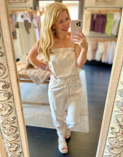 YFB Strapless Jumpsuit