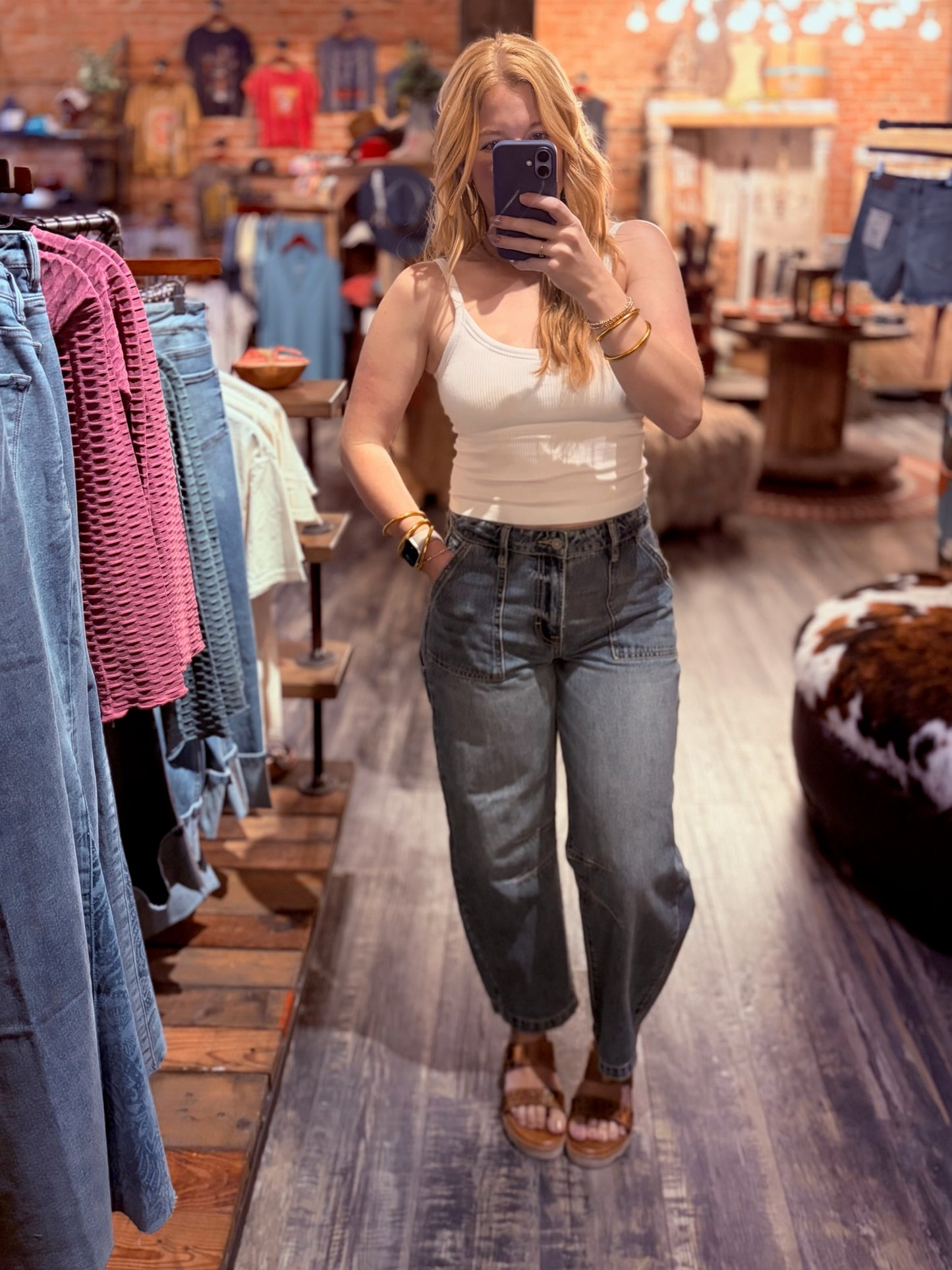 Sammie Barrel Jeans