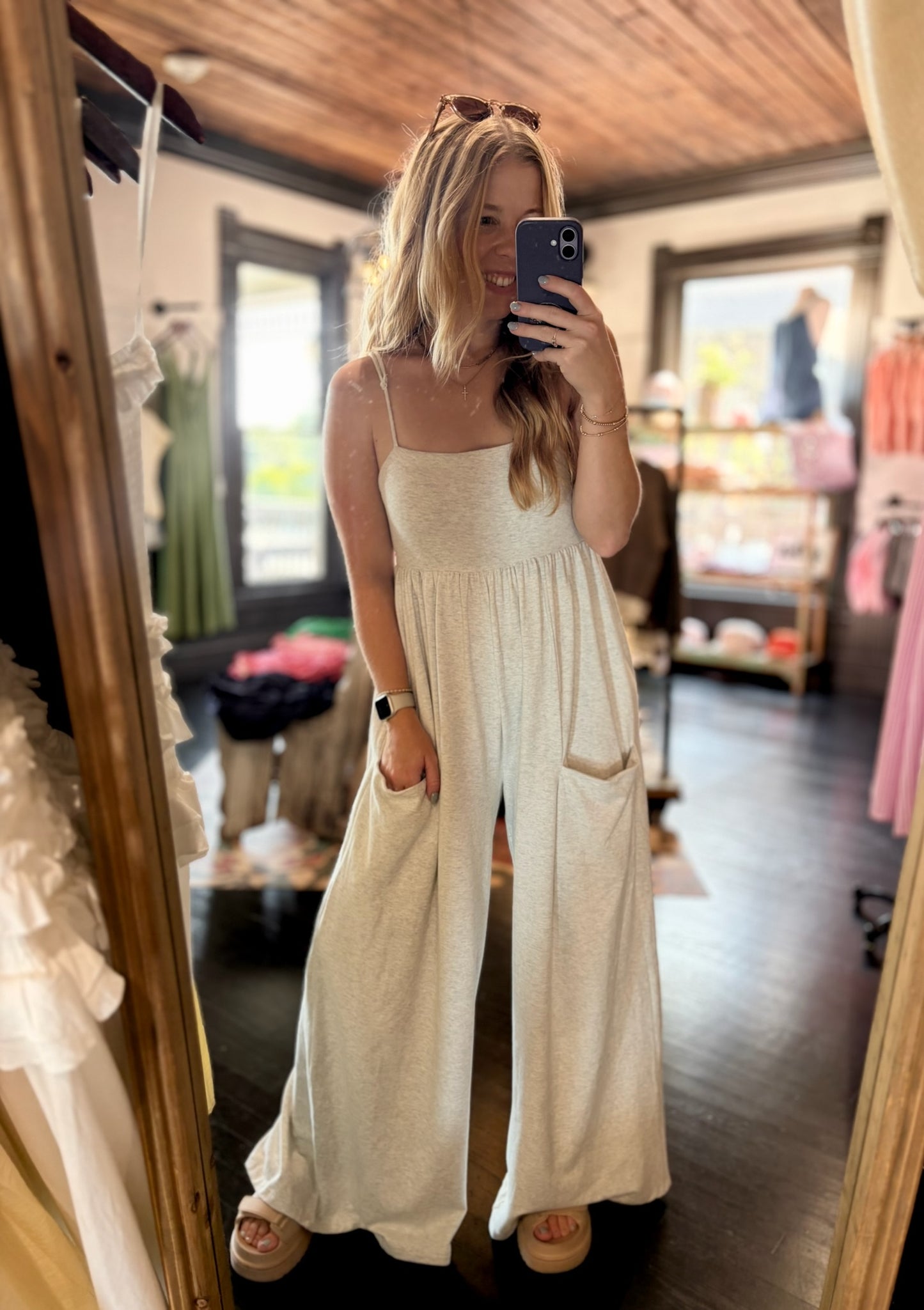 Gray Skies Romper