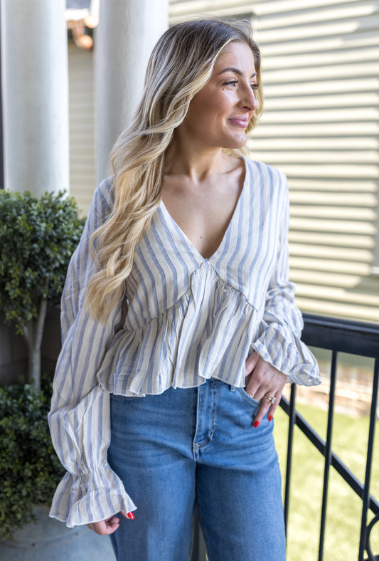 Daizy Stripe Top