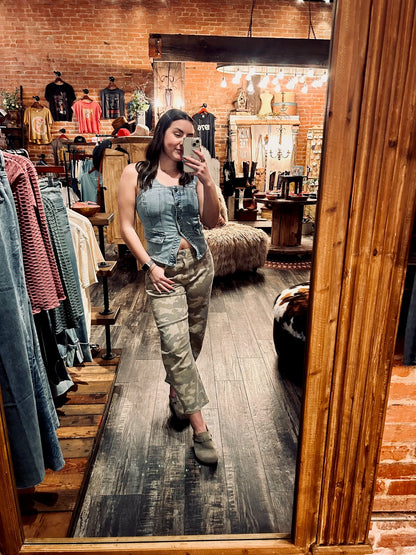 Can't See Me Barrel Jeans