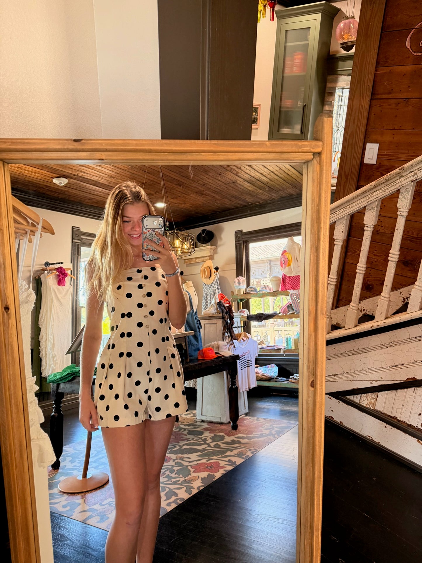 Brooks Polka Dot Romper
