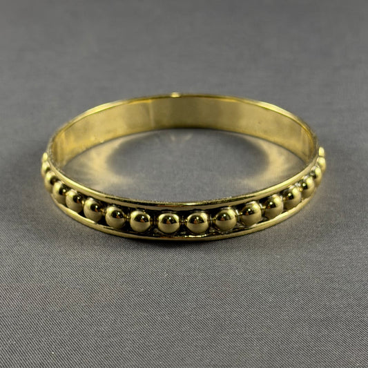 6MM Ball Bangle Gold Bracelet
