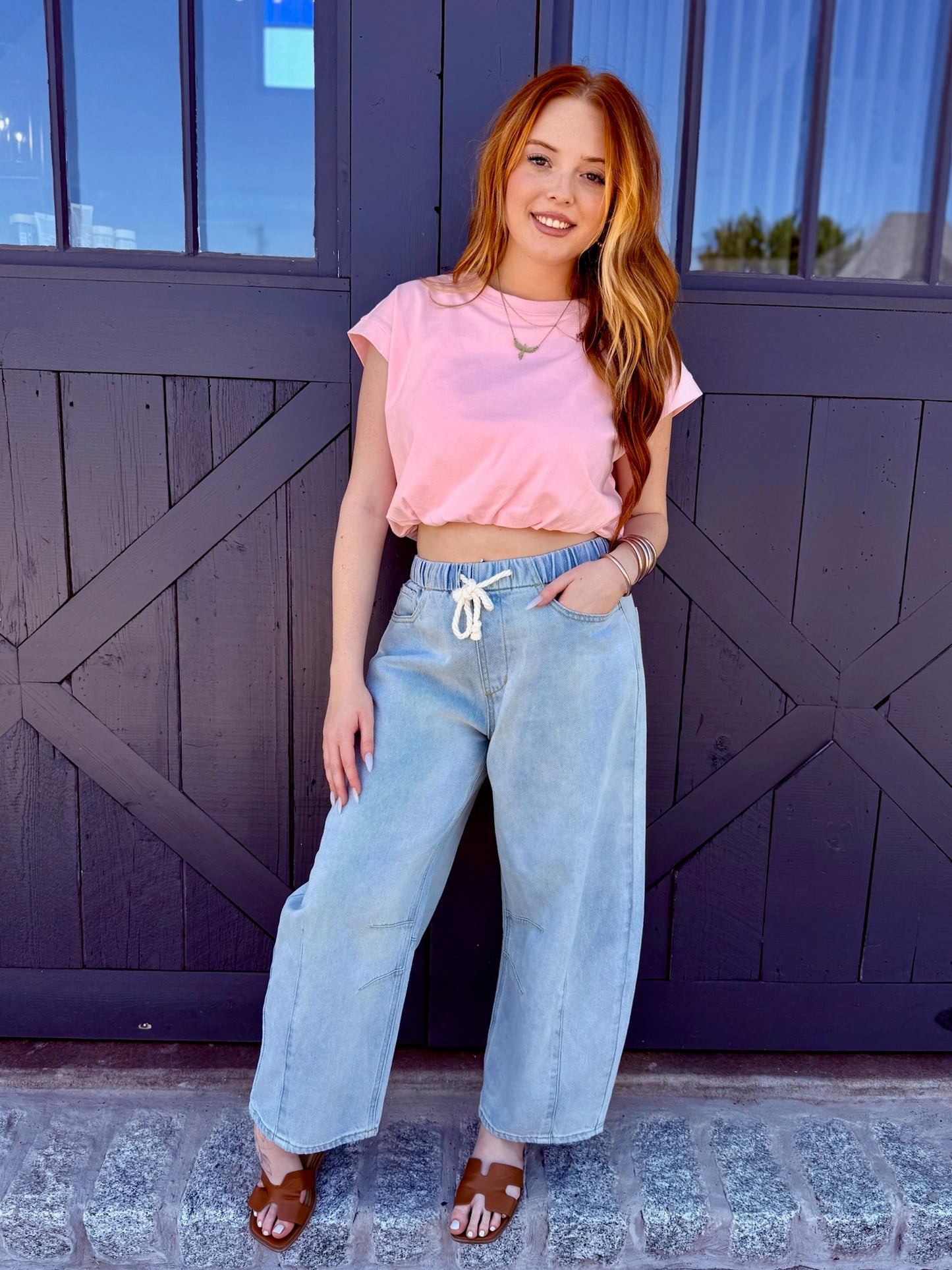 Emma Bubble Hem Top