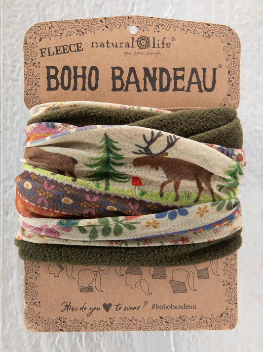 Fleece Boho Bandeau Moose
