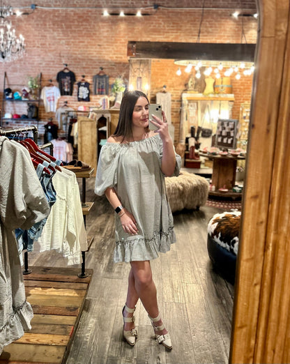 Solace Ruffled Hem Dress