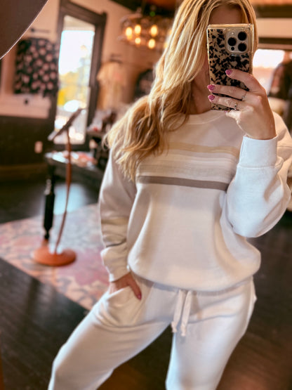 Ice Sherbert Stripe Lounge Set