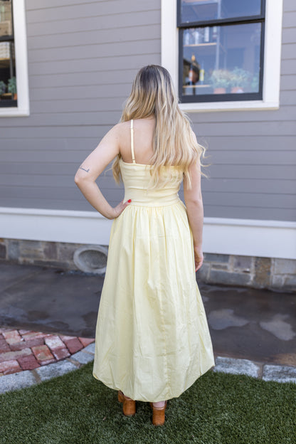 Sunshine Bubble Midi Dress