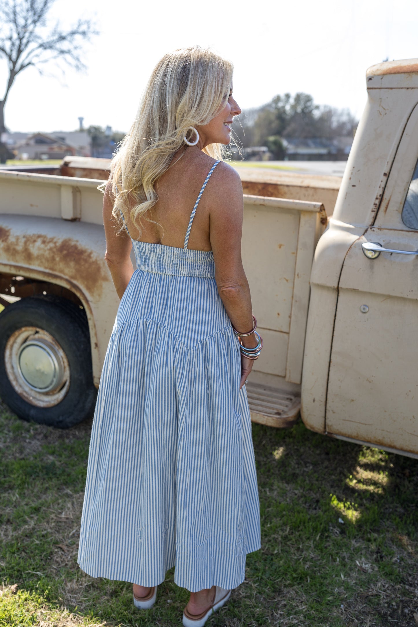 Lacey Stripe Maxi