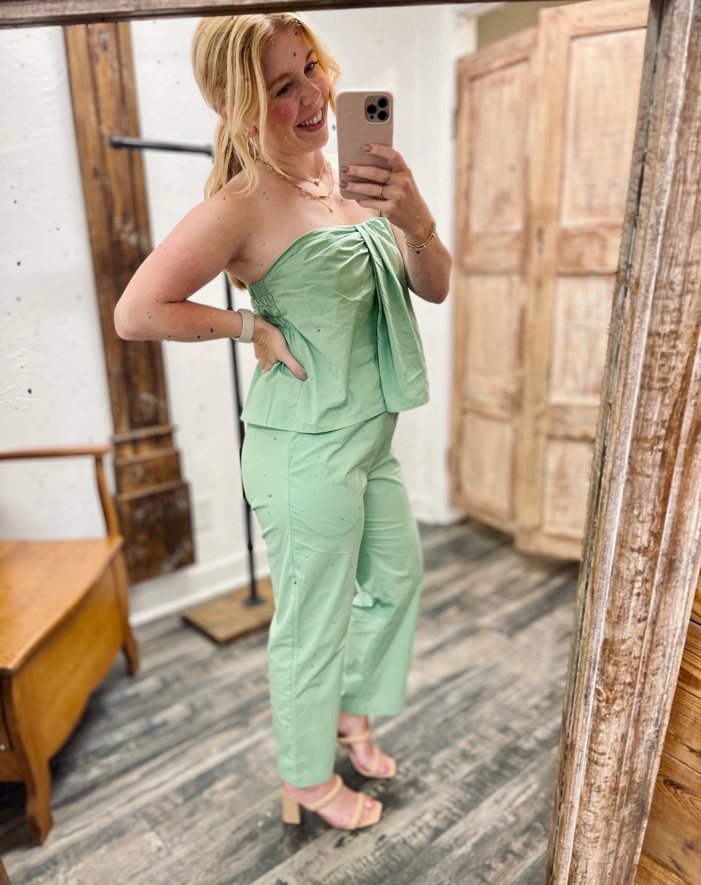 Spill The Tea Top & Pant Set