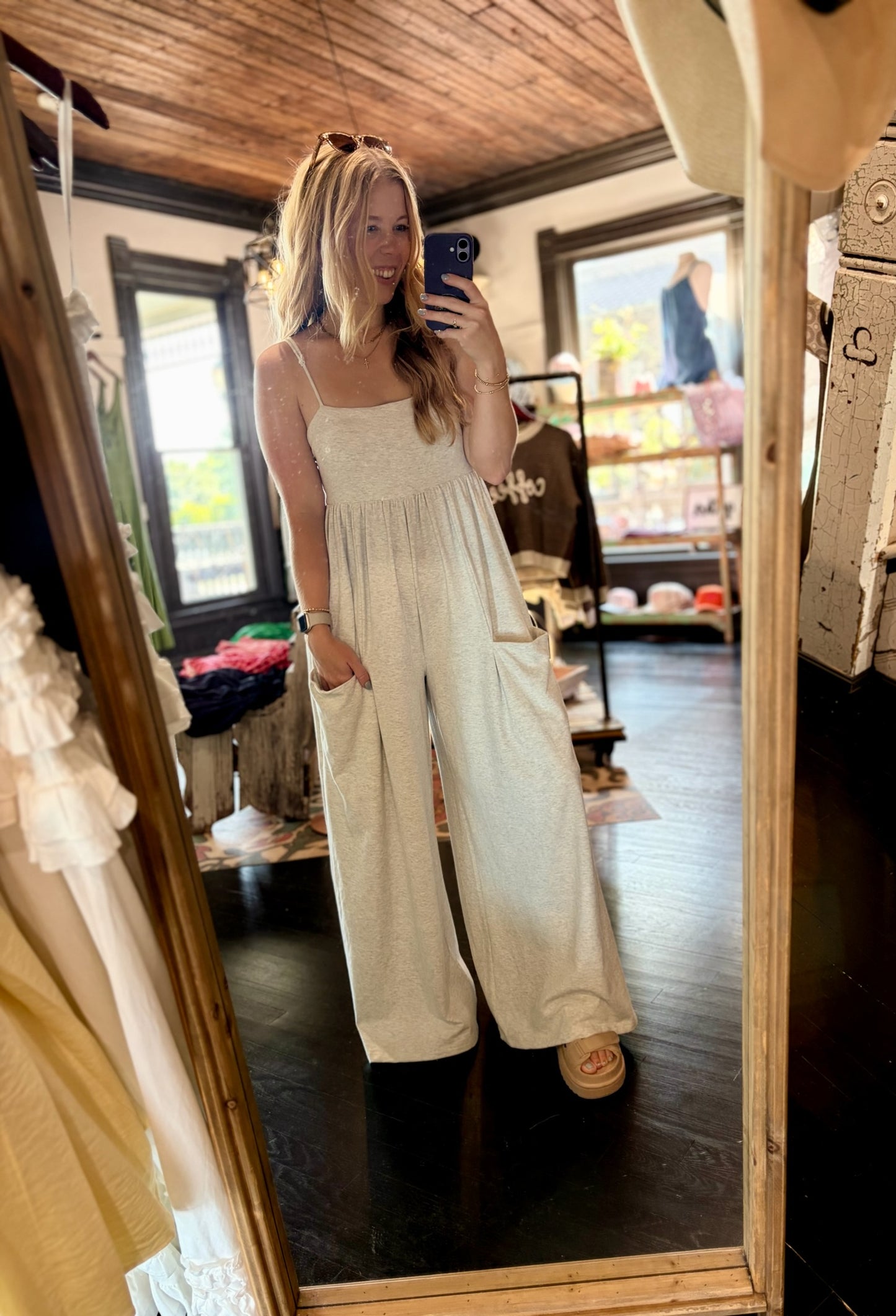 Gray Skies Romper