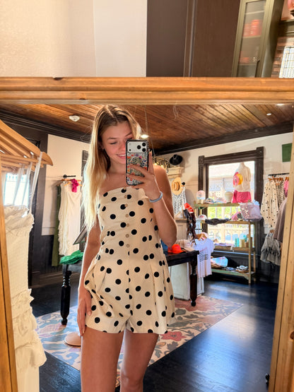 Brooks Polka Dot Romper