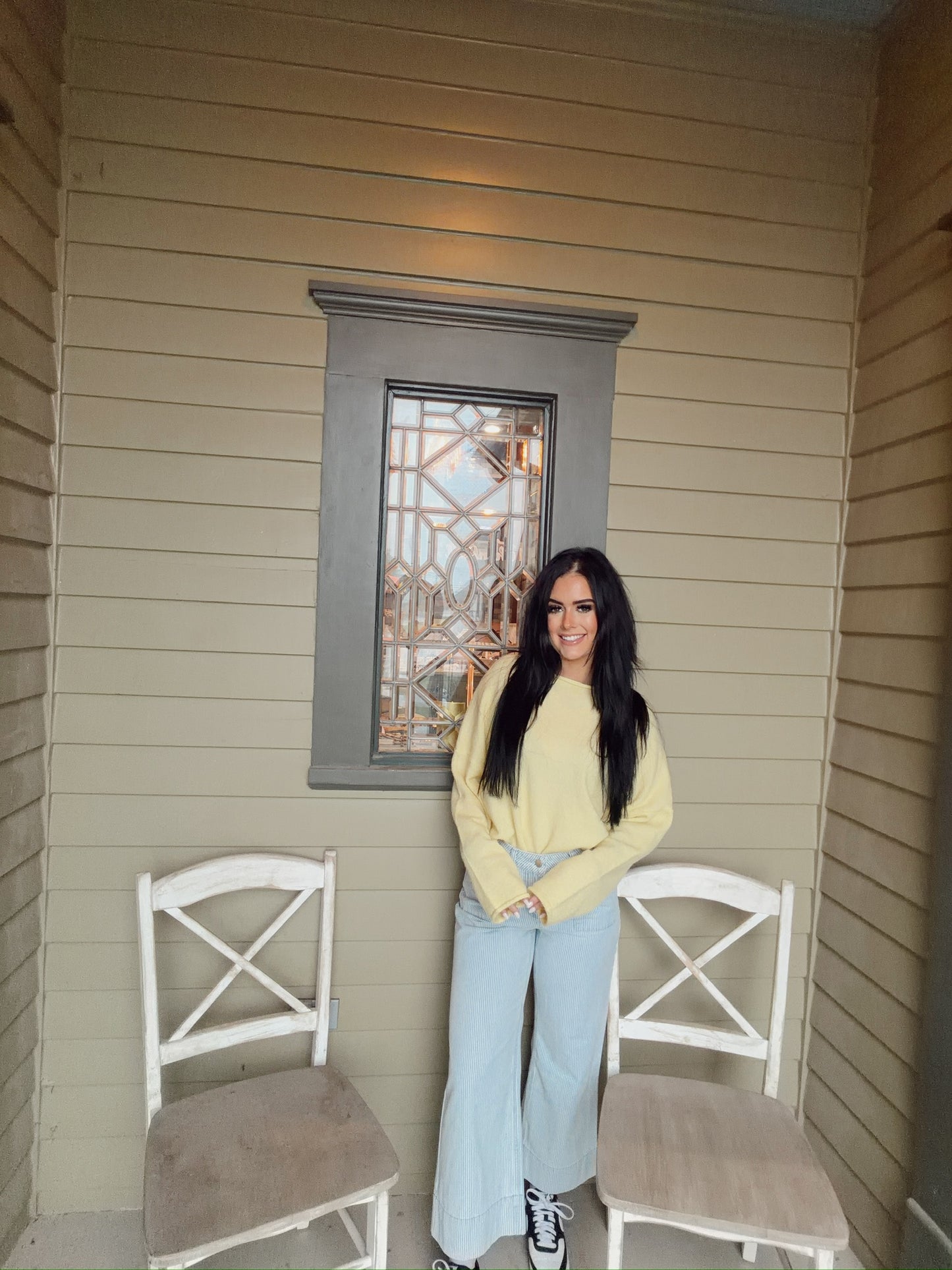 LA Striped Cuff Jeans