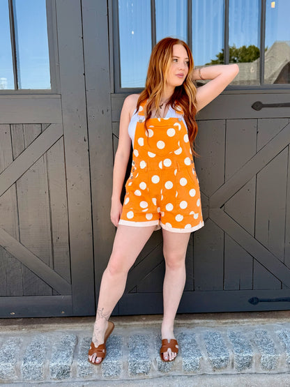 On the Dot Overall Romper