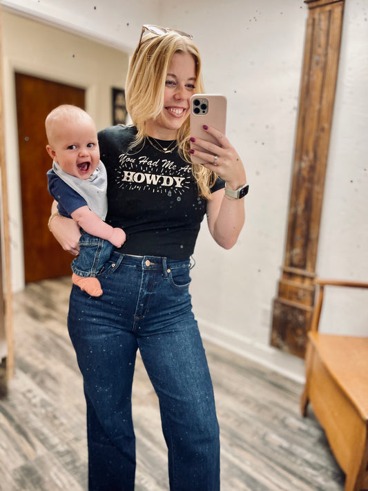 You Had Me at Howdy Fitted Tee