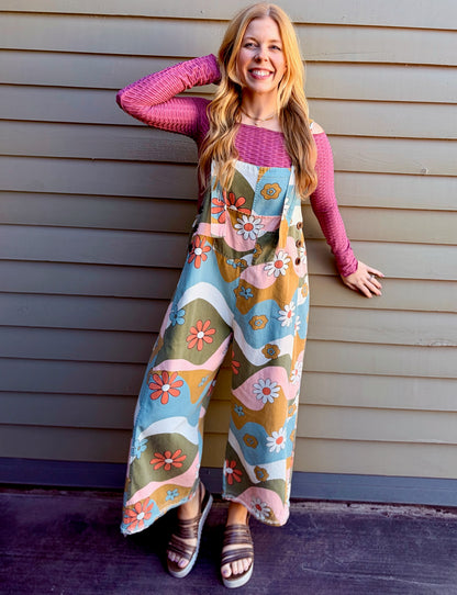 Favorite Printed Overalls