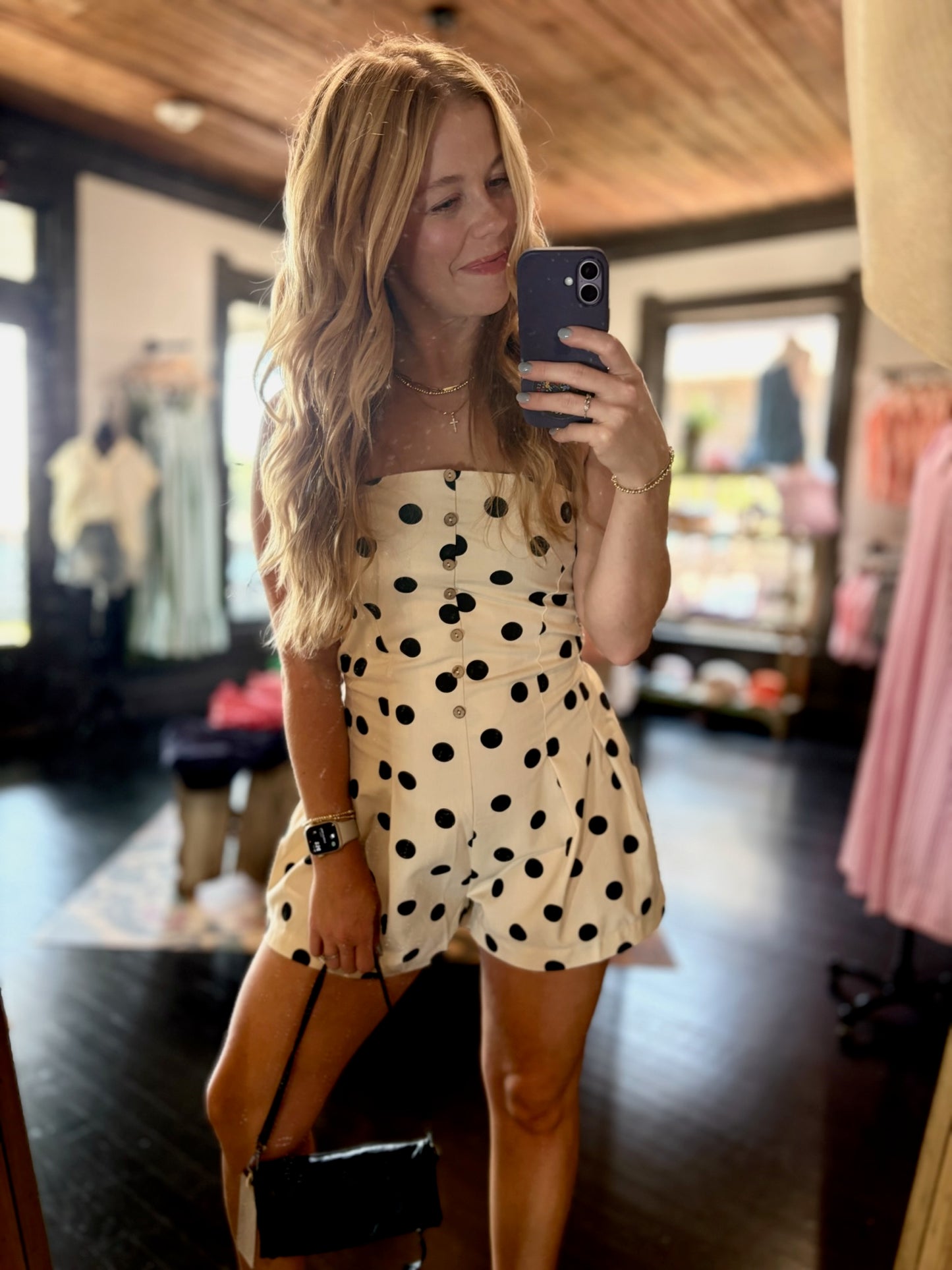 Brooks Polka Dot Romper