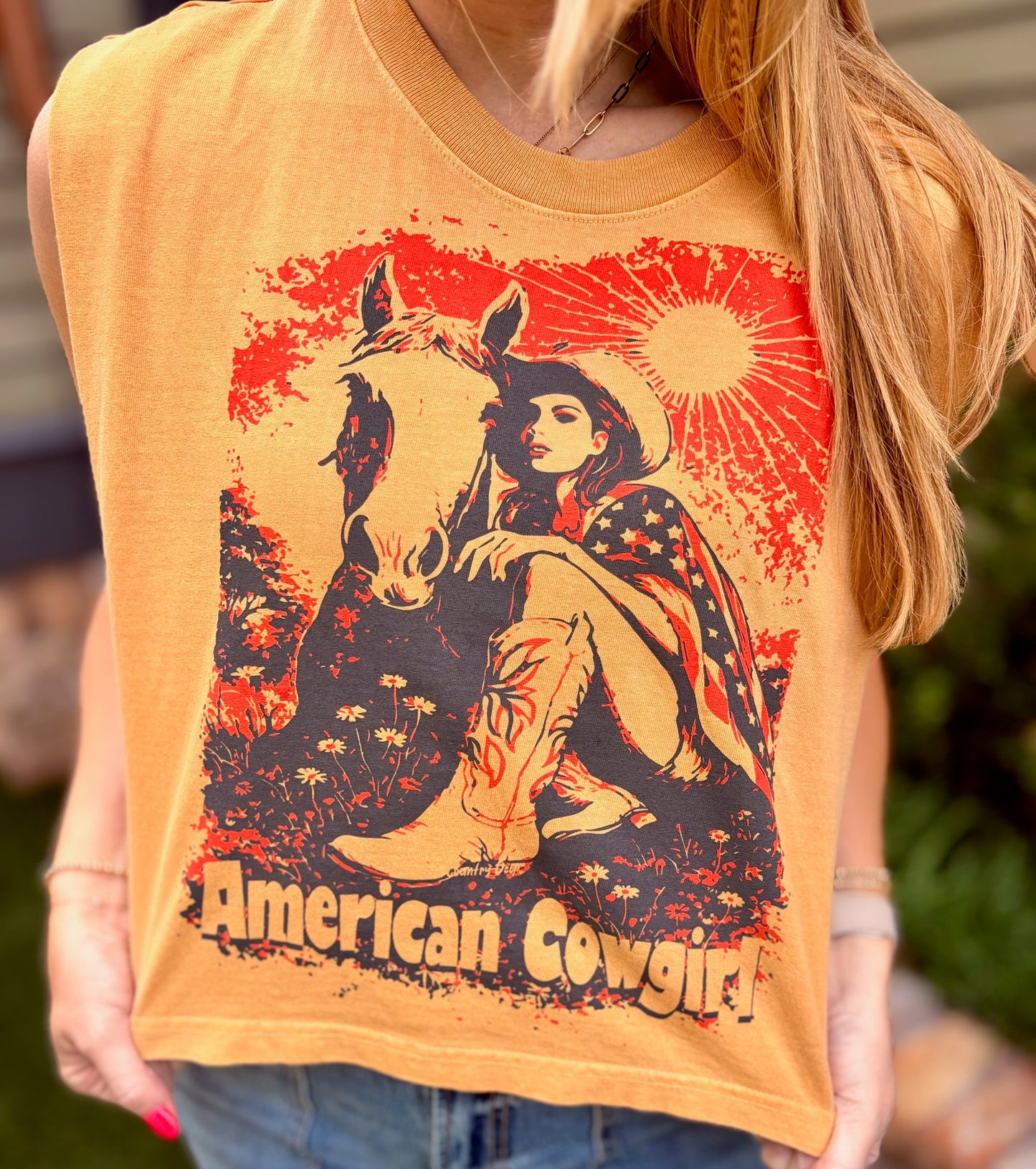 American Cowgirl Muscle Tank