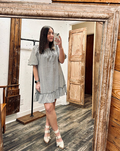 Solace Ruffled Hem Dress