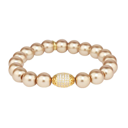 BuDhaGirl Dore Pearl Bracelet