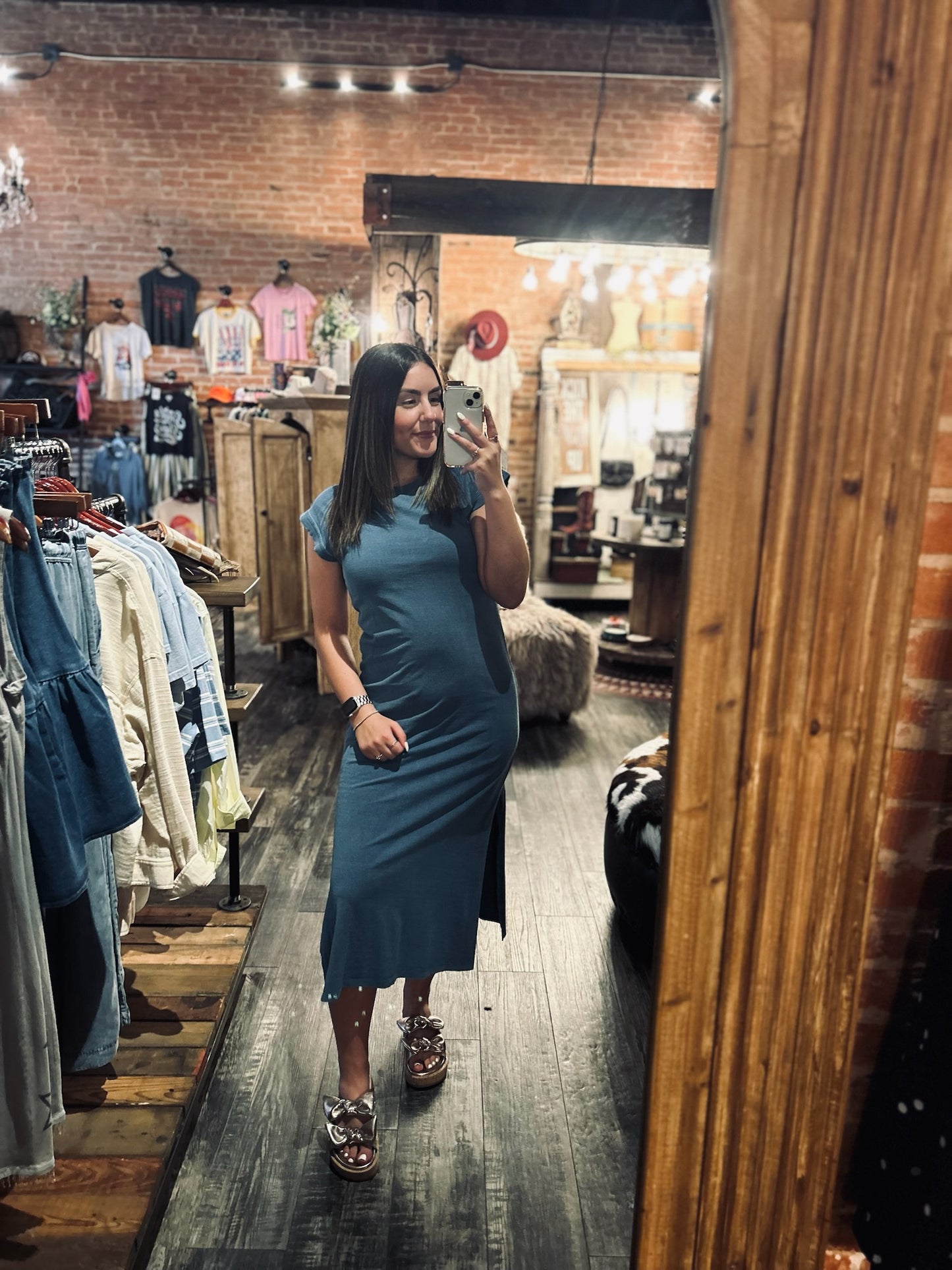 Navie Midi Dress