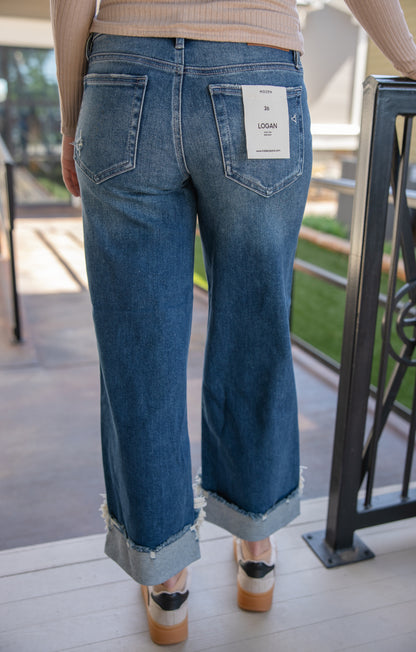 Logan Stretchy Wide Leg Jean
