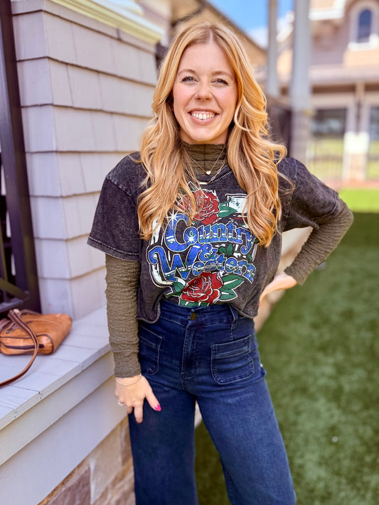 Western Country Graphic Crop