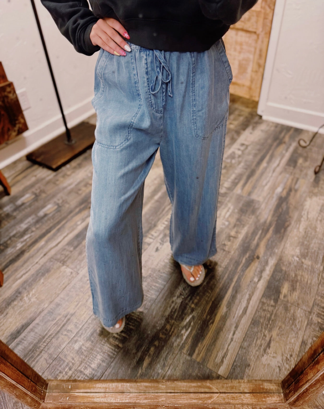 Jane Drawstring Jeans