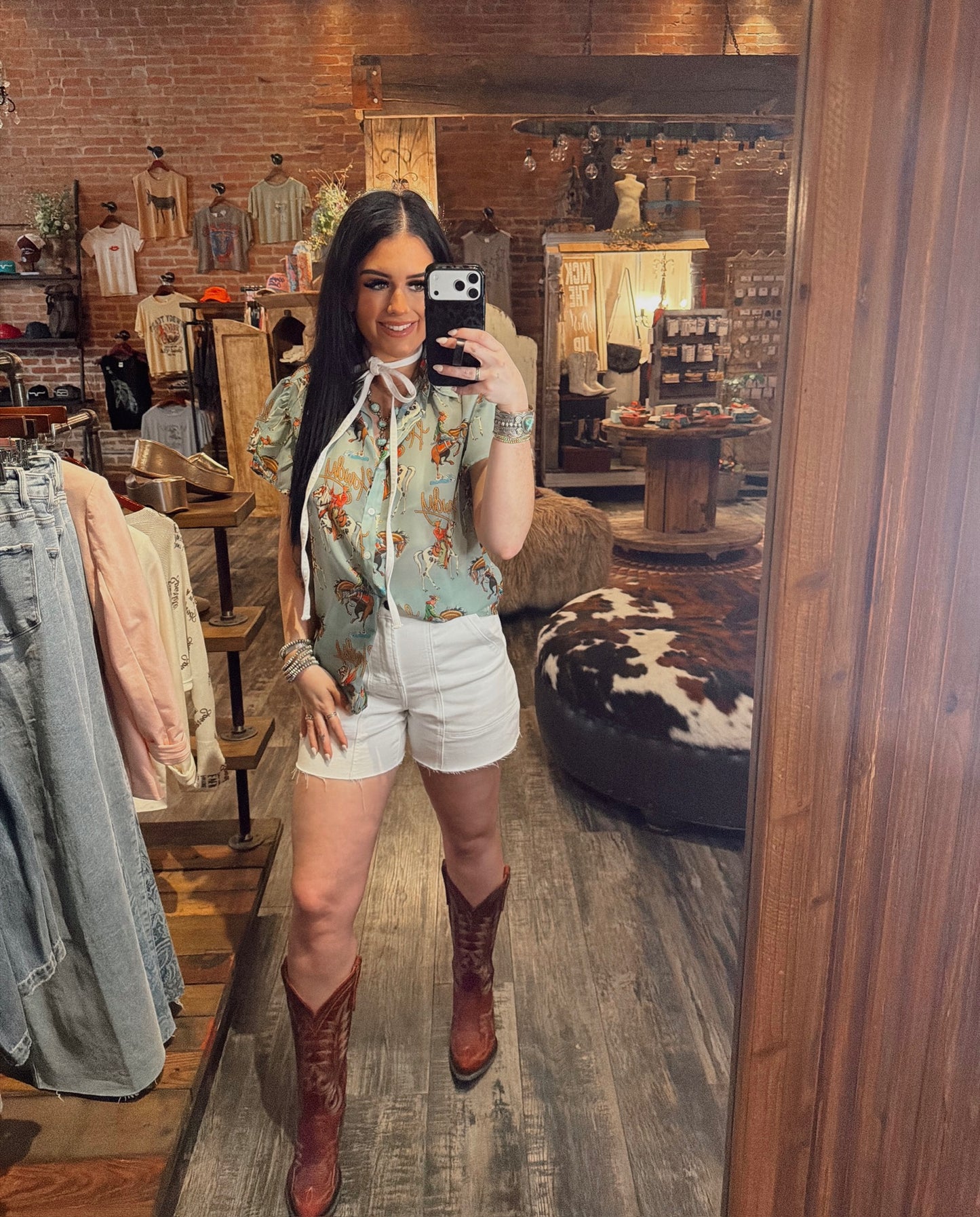 Howdy Flutter Blouse