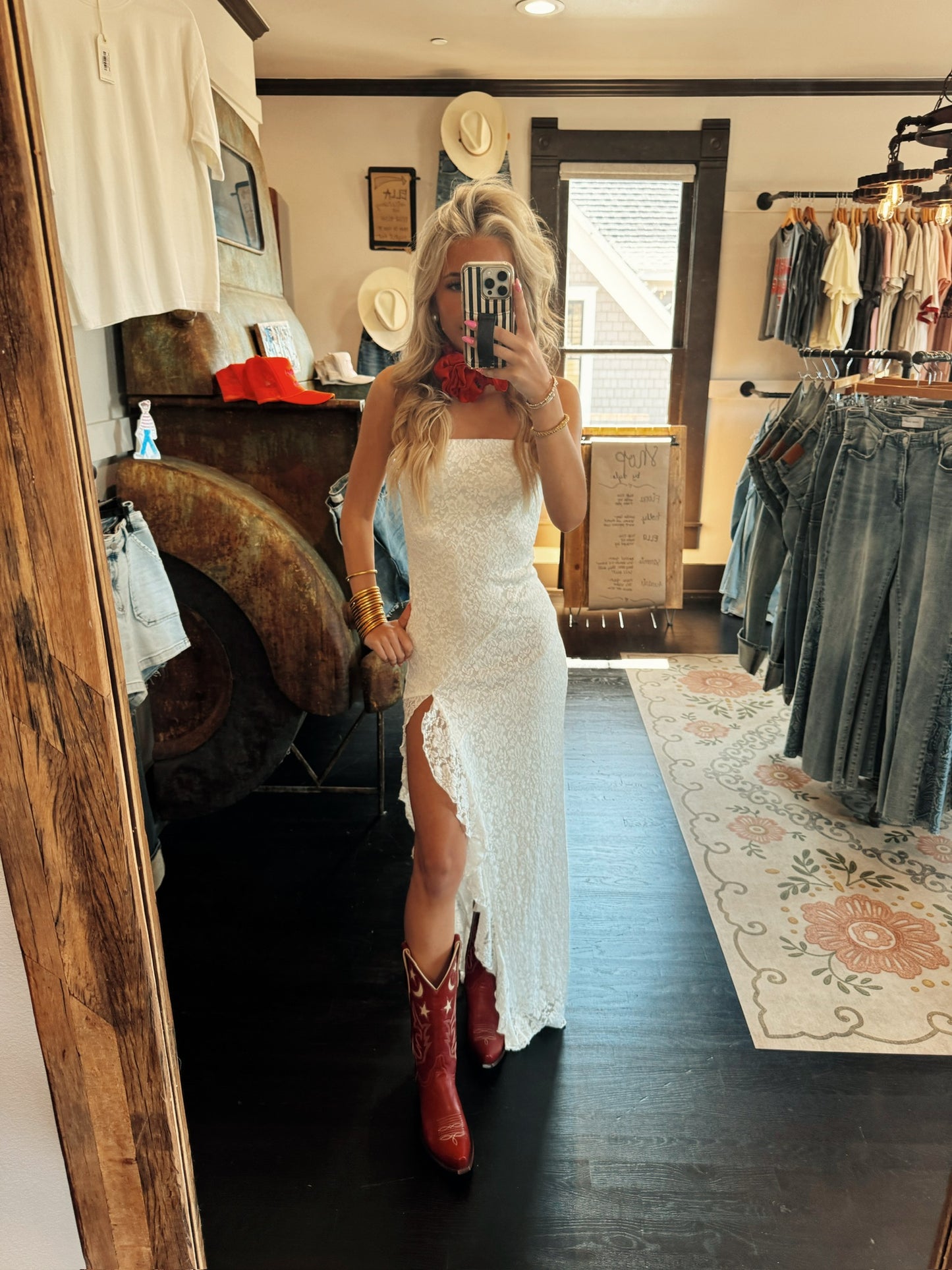 Whisper Ruffled Maxi Dress