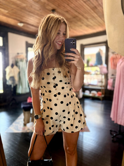 Brooks Polka Dot Romper