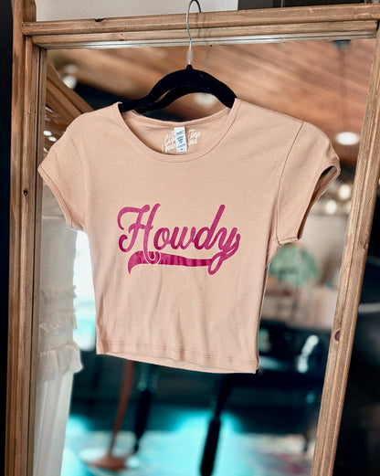 Howdy Fitted Tee