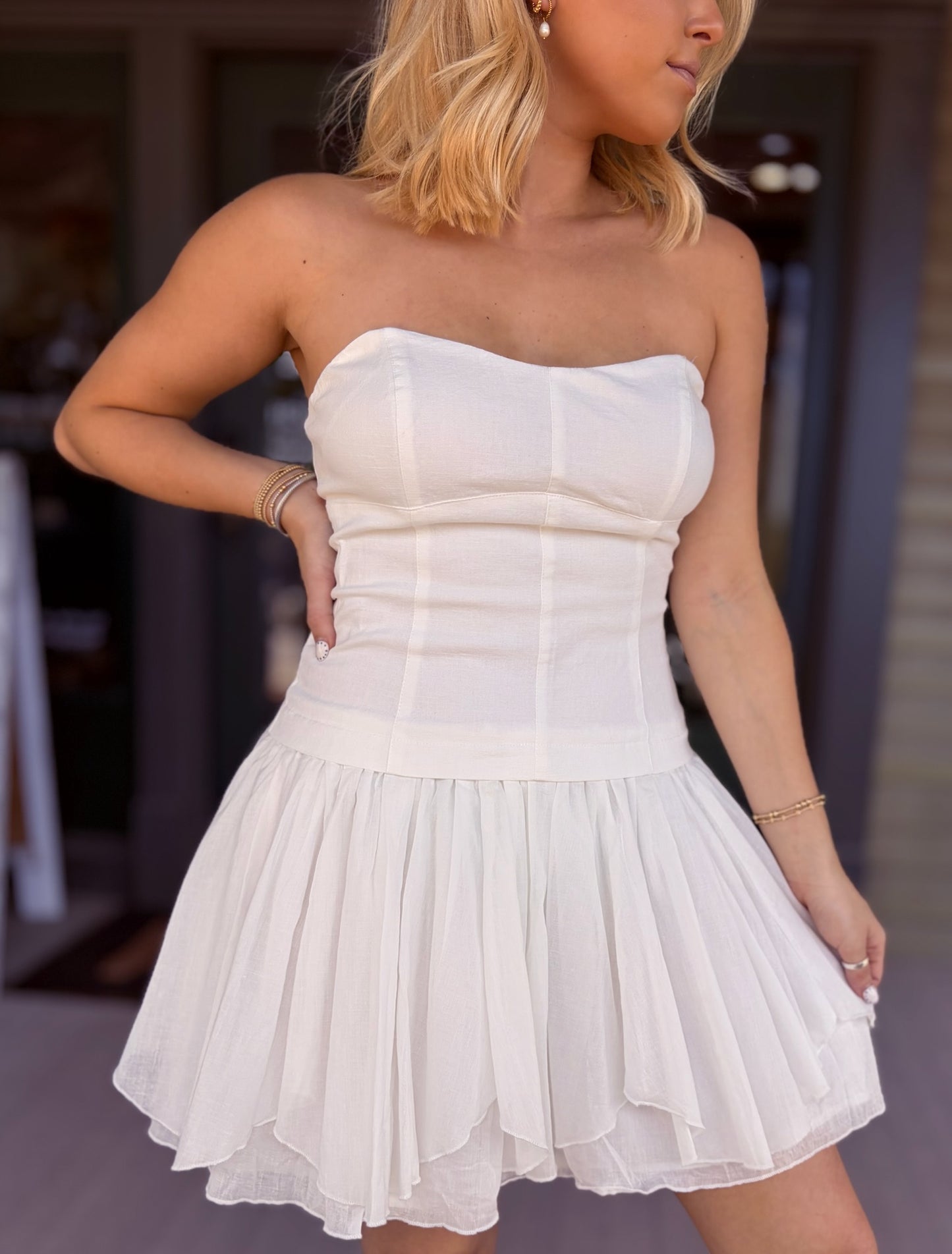 Getting Even Mini Dress
