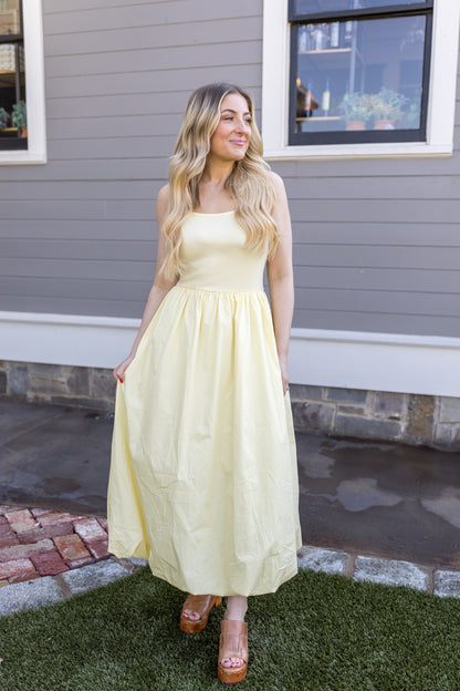 Sunshine Bubble Midi Dress