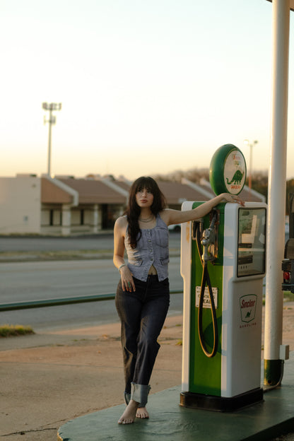 Light Denim Vest