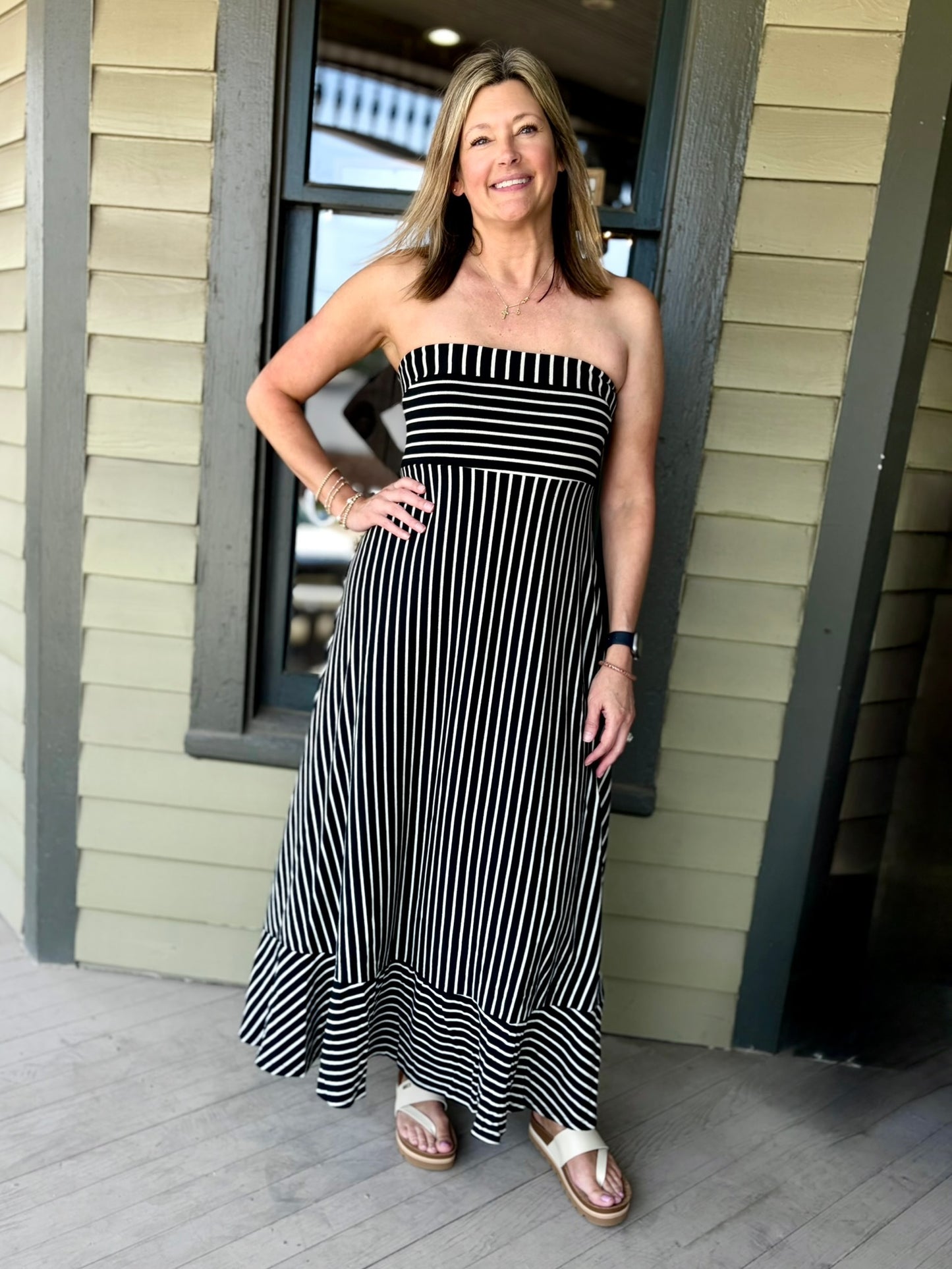 Mix Stripe Maxi