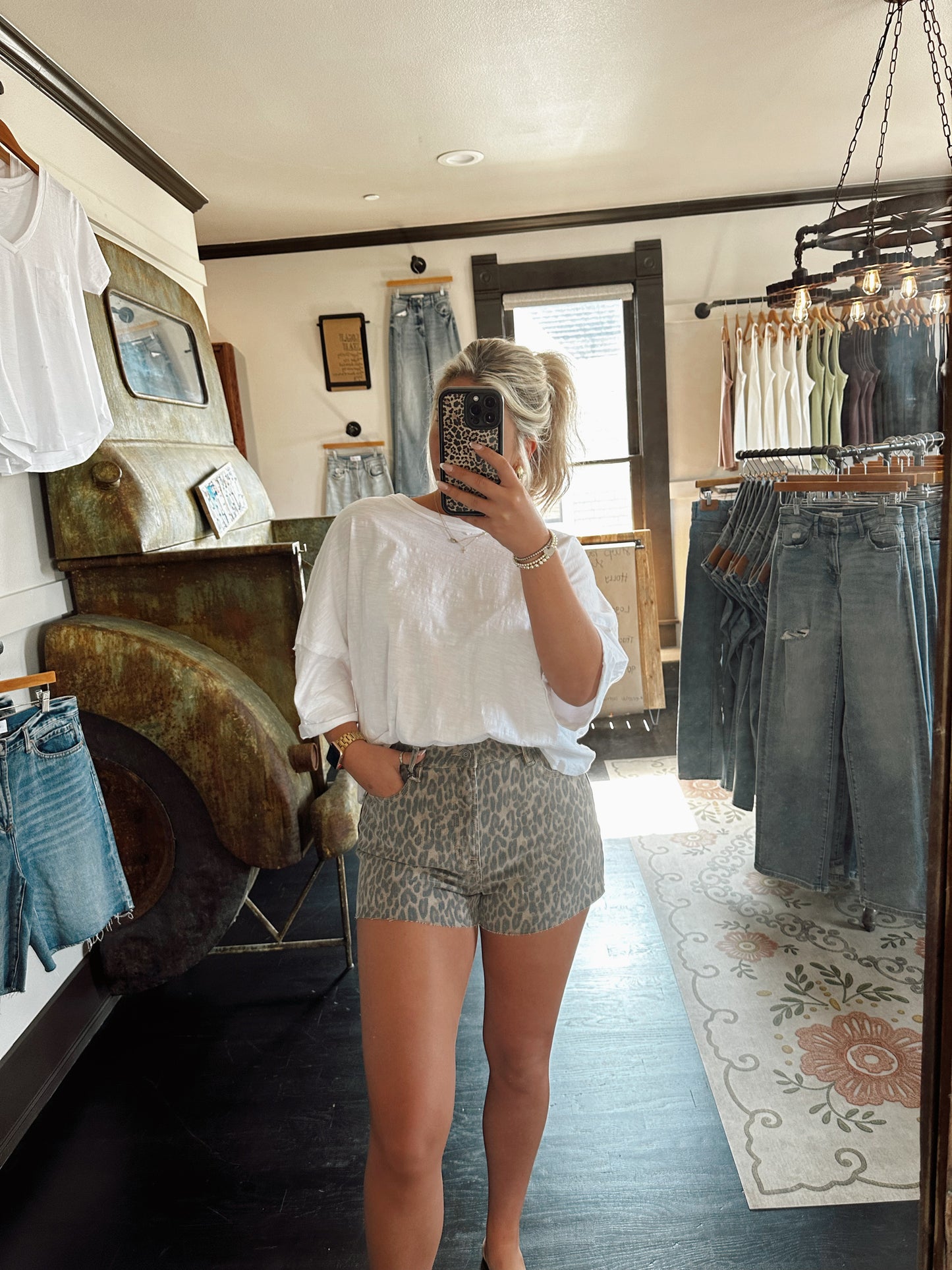 Kenzie Cheetah Shorts
