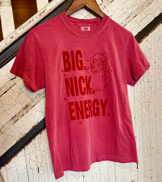 Big Nick Energy Santa Tee