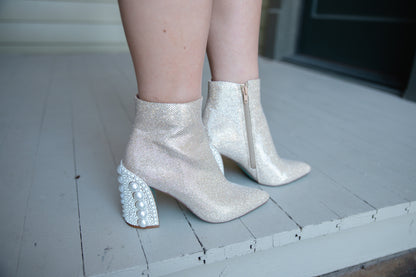 Betsey Johnson Gold Booties