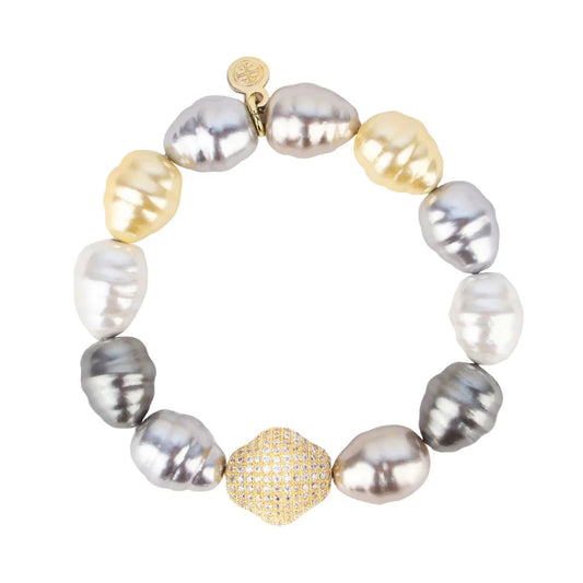 BuDhaGirl Isabel Pearl Bracelet