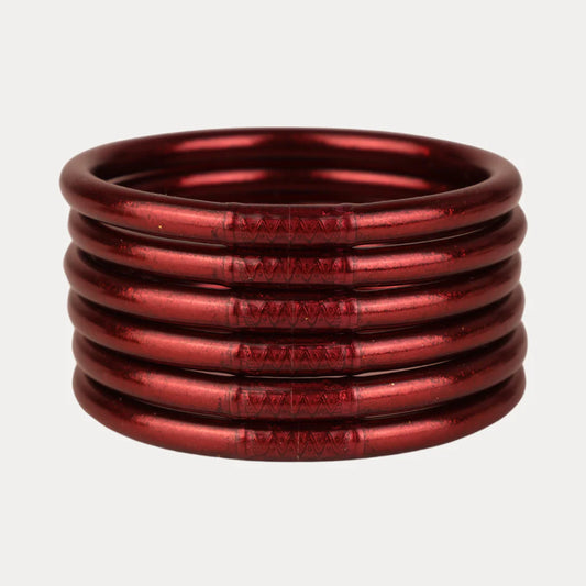 BudDhaGirl Merlot All Weather Bangles