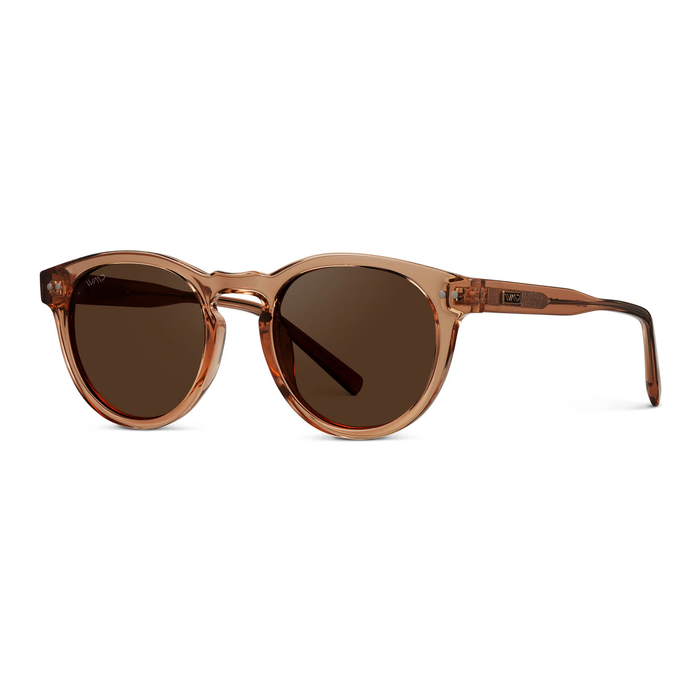 Tate Polarized Crystal Brown Sunglasses