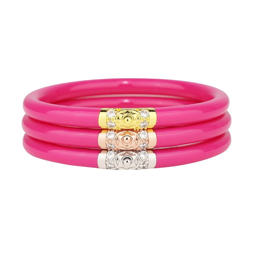 BuDhaGirl Epic Pink Three Kings Bangles